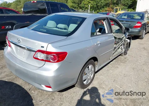 2011 Toyota Corolla Le из США, поврежденный, VIN 2T1BU4EE3BC580104